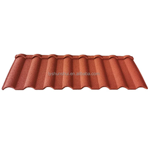 Lámina de Techo Metálica Ligera con Recubrimiento de Piedra, Estilo Español, Ignífuga, Aspecto de <span class=keywords><strong>Pizarra</strong></span>, Fácil Instalación, Panel de Techo - Product Image 1