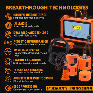 For PQWT New Arrival PQ125 Series Electronic Water <strong>Leak</strong> Detector Smart Indoor Outdoor Underground Water <strong>Pipe</strong> Leakage <strong>Detection</strong> - Product Image 4