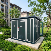 Poste de transformateur compact de type européen 10 kV extérieur préfabriqué triphasé pour centrale solaire et station de recharge de véhicules électriques