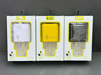 Chargeur mural rapide GaN LED 45W de haute qualité compatible A+C pour ordinateurs portables, téléphones, appareils photo professionnels et industriels