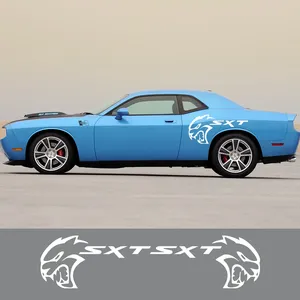 Autocollants <span class=keywords><strong>de</strong></span> voiture pour Dodge Charger Challenger SXT Caliber Durango Avenger Dart, autocollants latéraux pour jantes et portes, accessoires <span class=keywords><strong>de</strong></span> tuning - Product Image 3