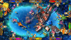 ตู้เกมปลาจูราสสิกสำหรับผู้เล่น6คนอุปกรณ์เพื่อความบันเทิงในร่ม - Product Image 3