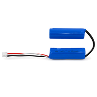 Batterie Li-ion 18650 7.4V 3500mAh 2S1P Grade A Rechargeable pour Robot, AGV, Balayeuse, AMR