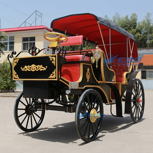 Carruajes Eléctricos Negros de Alta Calidad para Turismo, Transporte Especial, Fabricante de Carruajes de Caballos, Carruajes Eléctricos en Venta - Product Image 1
