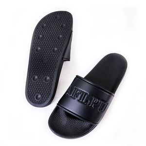 Sandales en <span class=keywords><strong>cuir</strong></span> de créateur pour hommes, Chaussures pour hommes fabriquées en Chine, Claquettes personnalisables avec logo pour la plage et la douche - Product Image 6