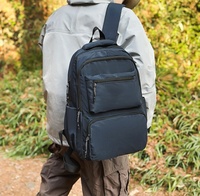 Sac à dos de voyage d'affaires imperméable avec logo personnalisé, nouveau design, vente en gros