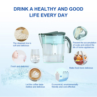 Carafe filtrante économique pour eau potable saine, éliminant le chlore