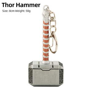 <span class=keywords><strong>Thor</strong></span> juguetes llavero acero Metal Mini martillo Venta caliente Marvel recuerdo personalizado perfecto regalo especial - Product Image 2