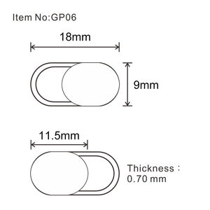 Cubierta de Cámara Web de Nuevo Diseño para Portátil, Cubierta de Privacidad Deslizante para Proteger la Cámara Web - Product Image 2