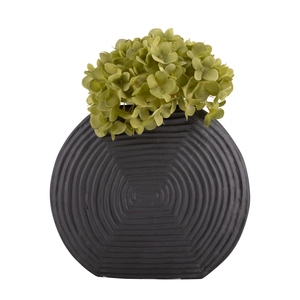 Vaso in metallo con motivo a spirale, vaso decorativo per fiori, per soggiorno, casa, camera da letto, arredamento d'interni - Product Image 4