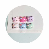 Cabochons en résine à dos plat, motif dragon bébé de dessin animé mignon, pour épingles à cheveux, scrapbooking, coques de téléphone, artisanat DIY, nail art, décoration de slime