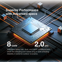 Contrôleur de données portable TopTech P8III avec batterie de 9000 mAh, contrôleur Android 14 pour la topographie GNSS RTK de haute précision