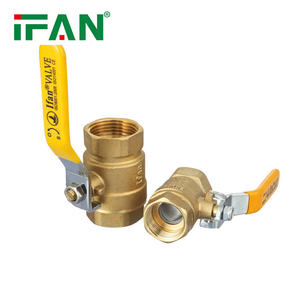 Válvula de control de gas de alta calidad IFAN, válvula de bola de latón de 1/<span class=keywords><strong>2</strong></span> pulgadas, válvula Manual de latón de mango largo ASTM D2513 - Product Image 6