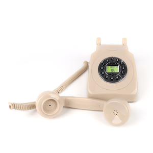 <span class=keywords><strong>Téléphone</strong></span> filaire rétro, <span class=keywords><strong>téléphone</strong></span> antique avec écran LCD, <span class=keywords><strong>téléphone</strong></span> <span class=keywords><strong>fixe</strong></span> filaire pour la maison - Product Image 2