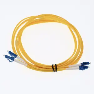 Cable de fibra de bajo precio LC a LC Cable de conexión de fibra óptica dúplex multimodo para solución de proyecto FTTH
