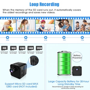 Hot Selling QZT HD 1080P Mini Camera Wifi Contivity <b>Video</b> <b>Recording</b> with Motion Detection Supports MicroSD & CMOS Imaging Sensor - Product Image 4
