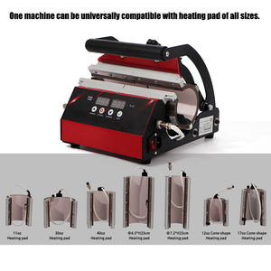 Yeni tasarım elektrikli çift istasyon kupa basın makinesi için 40OZ bardak ısı basın arıtma kupası Transfer baskı - Product Image 2