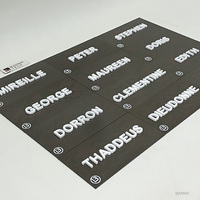 Plaque de porte personnalisée en métal creux pour maison, numéro de chambre, signalisation d'hôtel