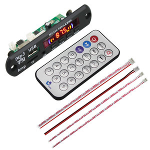 Vire DIY 10W * 2 Khuếch Đại Hội Đồng Quản Trị <span class=keywords><strong>Bluetooth</strong></span> 5.0 âm thanh MP3 Máy nghe nhạc mô-đun USB TF AUX FM Đài phát thanh MP3 giải mã Hội Đồng Quản Trị - Product Image 1