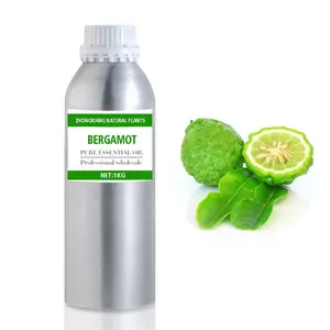 Fabricante a granel exportador al por mayor 1KG precio cosmético 100% aceite esencial de bergamota orgánico Natural puro para el cabello