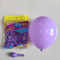 Perlengkapan Dekorasi Pesta Ulang Tahun Balon Latex Macaron 10 Inch 2.2g untuk Latar Belakang Foto Indoor Outdoor