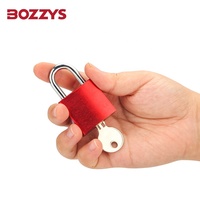 Cadenas automatique Pop-Up en aluminium avec clé principale Manille en acier Anodisé brillant anti-UV pour le verrouillage industriel-Tagout