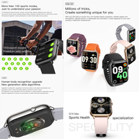 Montre connectée de marque, montres fabriquées en OEM, montre-bracelet Q19 MAX, bracelet intelligent sportif, Relojes Smart Watch Q19 MAX