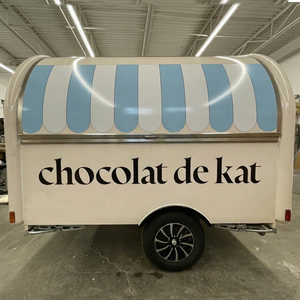ZOWN Small Electric <b>Towable</b> Food Trailer with Custom Printed Logo & Color 2-Year Warranty for Outdoor Vending - Product Image 1