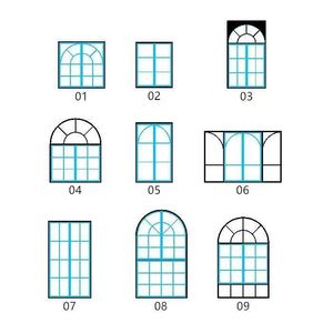 Fenêtre à Battant en Aluminium à Rupture de Pont Thermique, Style Arche Française, Isolation Multi-Chambres, Économe en Énergie, Insonorisée, pour Maisons de Luxe et Villas - Product Image 5