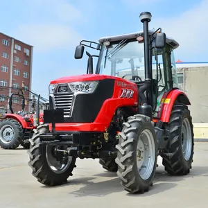 Sortie d'usine LUTONG 120HP 4WD tracteur à roues ventes directes d'usine meilleur prix