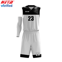 Maillots de basket-ball de haute qualité, derniers modèles, design européen personnalisé, maillot de basket-ball noir et rouge pas cher