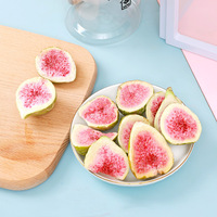 Gezonde gesneden gevriesdroogde vijgen, verse natuurlijke stijl, bulk groothandel, vacuüm verpakte snacks, gedroogd zoet fruit