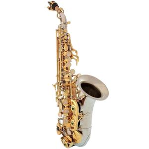 SEASOUND OEM <span class=keywords><strong>Saxophone</strong></span> <span class=keywords><strong>soprano</strong></span> de haute qualité JYSS100DNGL Cloche de courbe de corps en nickel bon marché avec tonalité BB - Product Image 3