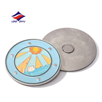 Aimants de réfrigérateur en métal 2D personnalisés en alliage de zinc avec impression UV, fabriqués par Longzhiyu, usine avec 20 ans d'expérience