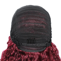 Perruque à frange ondulée pour femmes noires, Perruque avec boucles Pixie et frange, fabriquée à la Machine, Super Double, offre spéciale, SDD