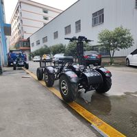 Scooter électrique tout-terrain 60V 60Ah 10000W à quatre roues motrices, 55 km/h, capacité de charge de 300 kg, scooter électrique pliable tout-terrain pour adultes