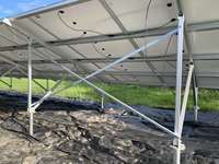 Quick Installation Aluminum PV Ground Mounting Stand Structure Solar Panel Pole Mount Ground Mounting System Solar Racking