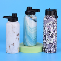 Gourde isotherme en acier inoxydable sans BPA, écologique, anti-fuite, isolation thermique 6-12 heures, large ouverture pour