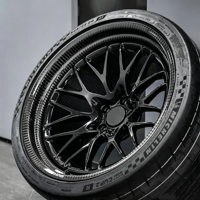 Nouvelles jantes en alliage forgé à deux pièces, profondes, 18-22 pouces, 5x114.3/120mm, compatibles avec S500/S550 pour voitures - Finition noire concave
