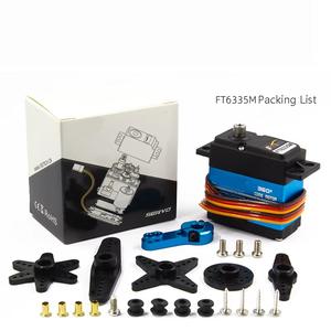 HANHAI FT7135R 35kg.cm High-Speed 360 Degree Continuous Rotation Servo 25T Steel Gear Customizable RC 25T Servo Arm Motors Types - Product Image 5