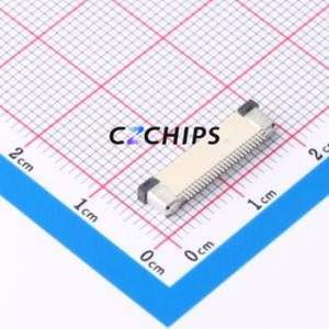 FPC-0.5AX-25PWCR-H20 FFC/FPC Connector SMD,P=0.5mm,Horizontal Mount Connector Drawer Type Bottom Contact 25P 0.5mm - Product Image 2