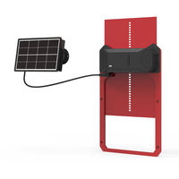 Porte de poulailler automatique, porte de poulailler solaire en plastique avec minuterie et ouvre-porte de poulailler à détection de lumière
