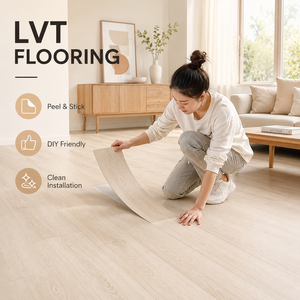 Revêtement <span class=keywords><strong>de</strong></span> <span class=keywords><strong>sol</strong></span> LVT auto-adhésif en <span class=keywords><strong>PVC</strong></span>, aspect bois, résistant à l'humidité, facile à nettoyer, pour cuisine et <span class=keywords><strong>salle</strong></span> <span class=keywords><strong>de</strong></span> <span class=keywords><strong>bain</strong></span>, exportateur en gros - Product Image 1