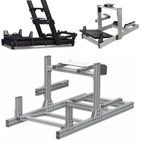 Simulateur profil aluminium volant personnalisé Cockpit simulateur de jeu de conduite superbe Cockpit avec vraie chaise course