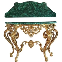 Dalles de marbre d'agate de malachite verte naturelle de luxe pour la décoration intérieure haut de gamme, tables à manger en malachite verte