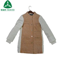 Balles de vêtements d'occasion vintage Mix col haut style décontracté veste d'hiver pour dames en coton
