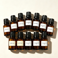 Grosir 10 Jenis Set Minyak Esensial Alami Murni Mawar Lavender Mint Melati Aromaterapi Diffuser Minyak Pijat OEM Label Pribadi
