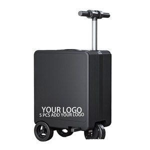 Valise à roulettes personnalisable <span class=keywords><strong>avec</strong></span> logo, scooter électrique 20 pouces <span class=keywords><strong>avec</strong></span> sièges et roues larges, chariot de voyage en gros - Product Image 1