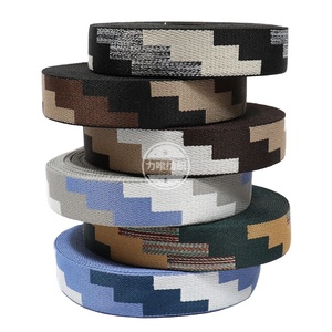 Dây Đai Vải Dệt Hoa 38Mm Bán Chạy Dây Đai Túi Vải Polyester Bền Hình Thang Chất Lượng Tốt - Product Image 1