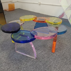 Luce di lusso italiano design semplice creativo semplice abbagliante <span class=keywords><strong>mosaico</strong></span> tavolo rotondo arte salotto - Product Image 5